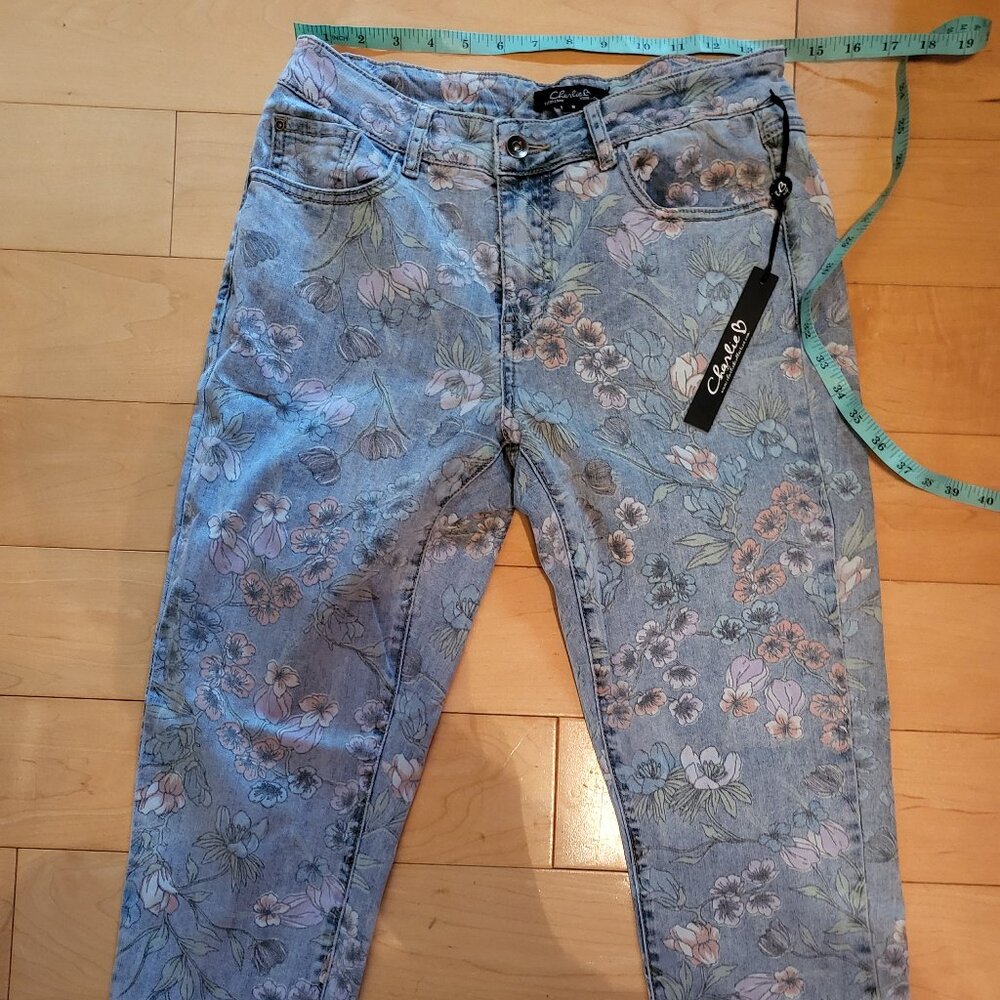 Jeans fleuris